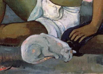 Eiaha Ohipa or Tahitians in a Room, 1896 (detail)